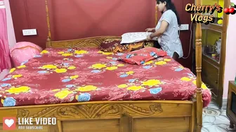 Watching My Hot Desi Milf Cleaning In Sexy Outfit Teasing