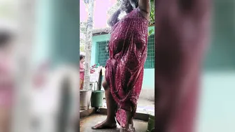 Bengali Village Woman Bathing Naked Filmed Through Window