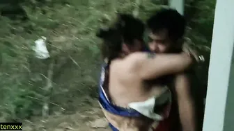 Indian Milf Caught Fucking Stranger Outdoors In The Garden