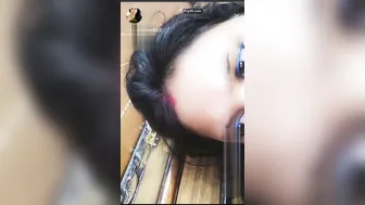 My Busty Indian Milf Showing Off Her Huge Tits On Webcam