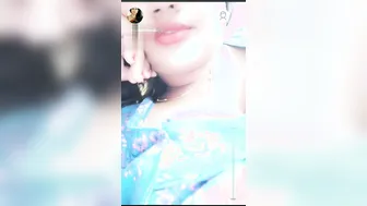 My Busty Indian Milf Showing Off Her Huge Tits On Webcam