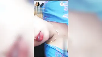 My Busty Indian Milf Showing Off Her Huge Tits On Webcam
