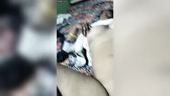 Horny Desi Wife Getting Cucumber Fucked Deep In Her Pussy