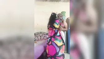 Watching My Aunty Strip Out Of Her Sexy Nightie And Spread
