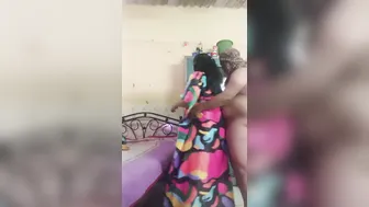 Watching My Aunty Strip Out Of Her Sexy Nightie And Spread