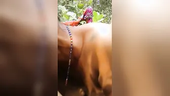 Village Aunty Bent Over In Field Getting Railed From Behind