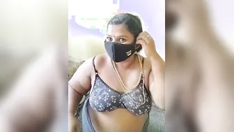 Naked Chennai Aunty Caught Sleeping Without Clothes On Her Bed