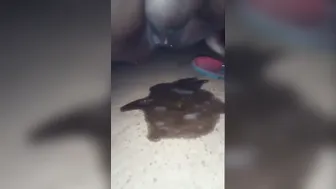 Lankan Aunty Squatting Outdoor And Pissing All Over The Place
