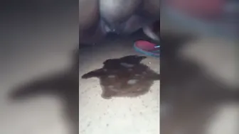 Lankan Aunty Squatting Outdoor And Pissing All Over The Place