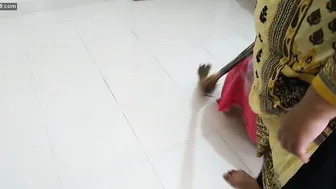 Chubby Married Woman Fucked Raw By Her Man While Sweeping