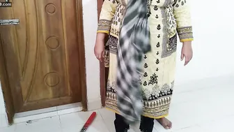 Chubby Married Woman Fucked Raw By Her Man While Sweeping