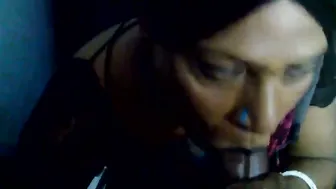 Milf Giving Sloppy Head To Stranger On Moving Train Ride