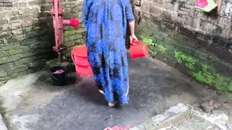 Grabbing My Aunty In The Shower Fucking Her Wet Pussy Hard