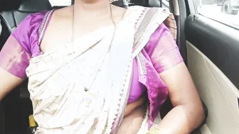 Telugu Stepmom Dirty Talking While Getting Fucked In Car