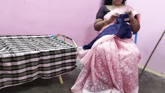 Stroking Her Thighs And Sucking Her Boobs Before Drilling