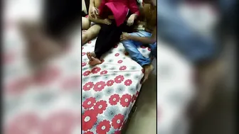 Horny Indian Milf Fucking Young Boys Amateur Group Action