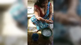 Bengali Village Milf Bathing Caught On Camera Naked Shower