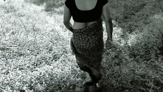 Taking Horny Wife Outdoors Fucking Her Doggy In The Forest