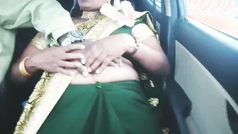 Telugu Aunty Talking Dirty While Getting Fucked In The Car