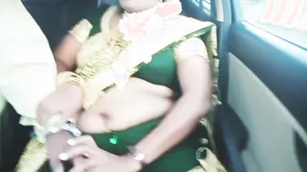 Telugu Aunty Talking Dirty While Getting Fucked In The Car