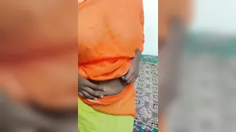 Sexy South Indian Wife Showing Off Her Big Tits In Saree Clip