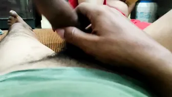 Indian Milf In Red Saree Riding Her Boyfriends Hard Cock