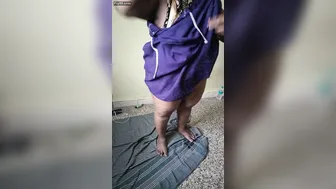 Watching Aunty Getting Dressed Catching Her Fully Naked