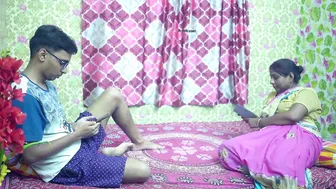 Busty Aunty Fucking Her Young Stepson While Uncle Is Away Now