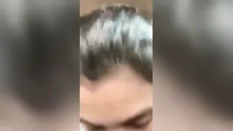 Slutty Aunty Giving Messy Blowjob In Car With Boyfriend