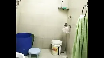 Spying On Indian Aunty Showering And Soaping Her Curvy Body Up