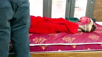 Beautiful Aunty Getting Fucked Romantic In Bedroom At Home