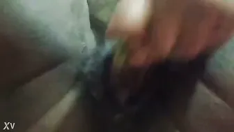Desi Aunty Playing With Thick Eggplant In Her Wet Pussy
