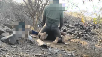 Village Aunty Getting Nailed Outdoors Behind Her House