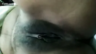 Boyfriend Fingering His Aunty Girlfriend Making Her Drip Wet