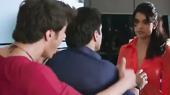 Employee Squeezing His Hot Boss Tits Accidentally On Purpose