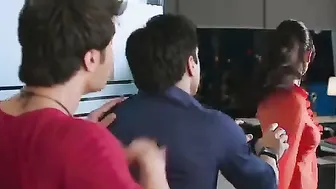 Employee Squeezing His Hot Boss Tits Accidentally On Purpose
