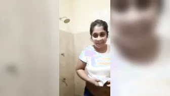 Naughty Desi Aunty Playing With Tits In Bath Spreading Ass