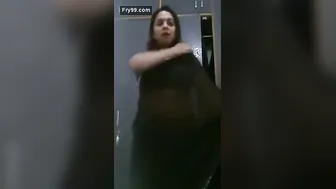 Punjabi Aunty Slowly Removing Her Saree Showing Everything Off