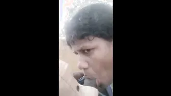 Innocent Married Woman Giving Me Blowjob On The Staircase