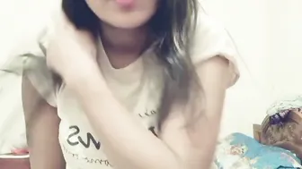 Fingering My Horny Mature Girlfriend With Her Big Tits Out