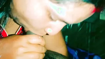 Married Desi Woman On Knees Sucking Massive Cock Like A Slut