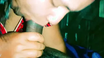 Married Desi Woman On Knees Sucking Massive Cock Like A Slut