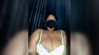 Naughty Bhabhi Stripping Naked And Touching Herself Live