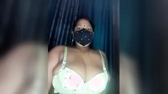 Naughty Bhabhi Stripping Naked And Touching Herself Live