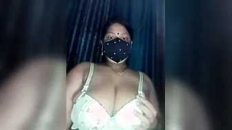 Naughty Bhabhi Stripping Naked And Touching Herself Live