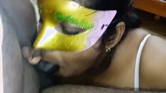 Indian Aunty Giving Sloppy Blowjob To Younger Guy Today