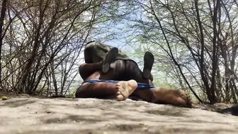 Fucking My Neighbors Wife Behind The Bushes In Public
