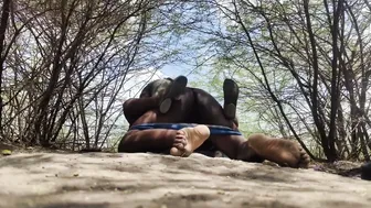 Fucking My Neighbors Wife Behind The Bushes In Public