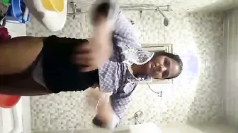 Tamil Aunty Getting Dressed After Wild Sex Session Together