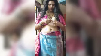 Married Indian Wife Flashing Massive Tits On Video Call Slut